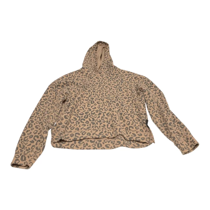 clove sweatshirts rich glow -Sweatshirt Hoodie By Abercrombie And Fitch In Animal Print, Size: M