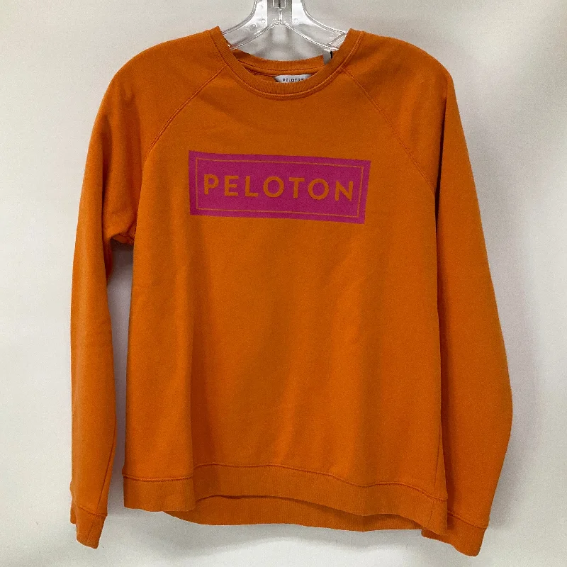 saffron sweatshirts vibrant hue -Sweatshirt Crewneck By Pendleton In Orange, Size: S