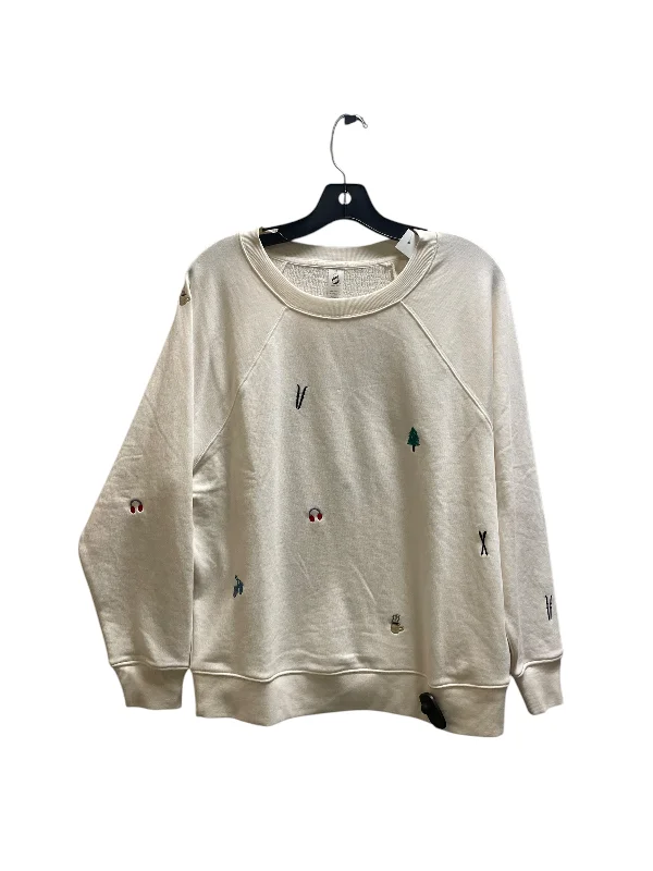 sweatshirts women soft amber -Sweatshirt Crewneck By Lou And Grey In Cream, Size: Xs