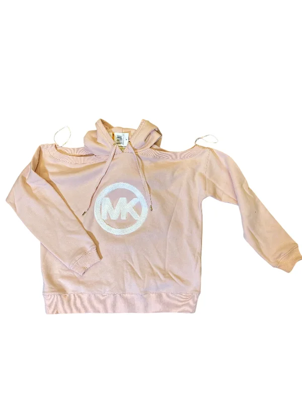 long sweatshirts camp layer -Sweatshirt Hoodie By Michael By Michael Kors In Peach, Size: S