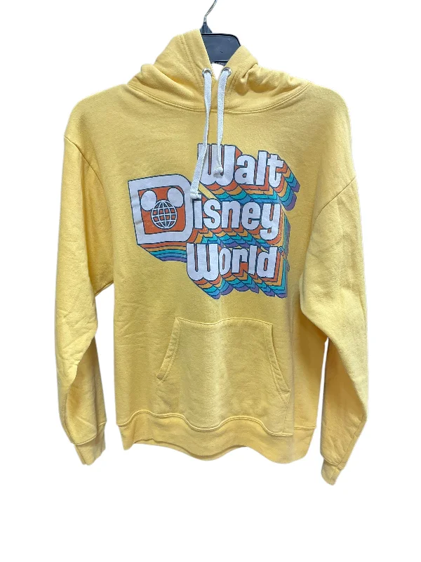 sweatshirts women misty smoke -Sweatshirt Hoodie By Clothes Mentor In Yellow, Size: S