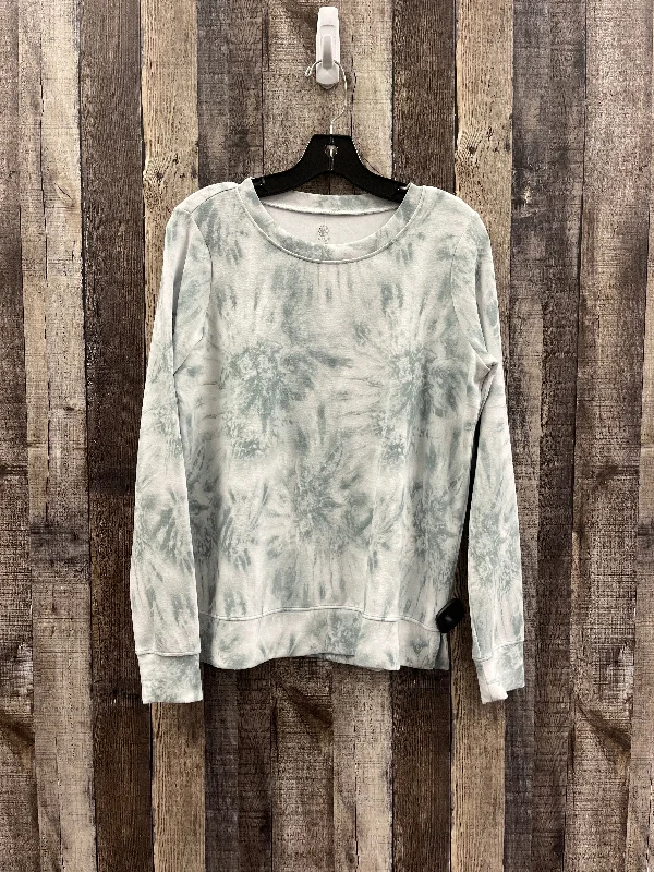 clove sweatshirts rich glow -Sweatshirt Crewneck By Gaiam In Tie Dye Print, Size: S