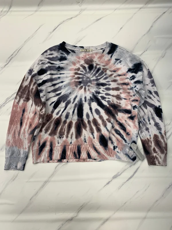 hemp-canvas sweatshirts eco -Sweatshirt Crewneck By Cmc In Tie Dye Print, Size: L