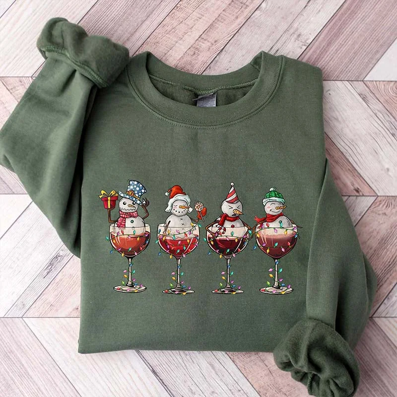 tweed-burlap sweatshirts luxe -Let Is Snow Winter Lover Sweatshirt