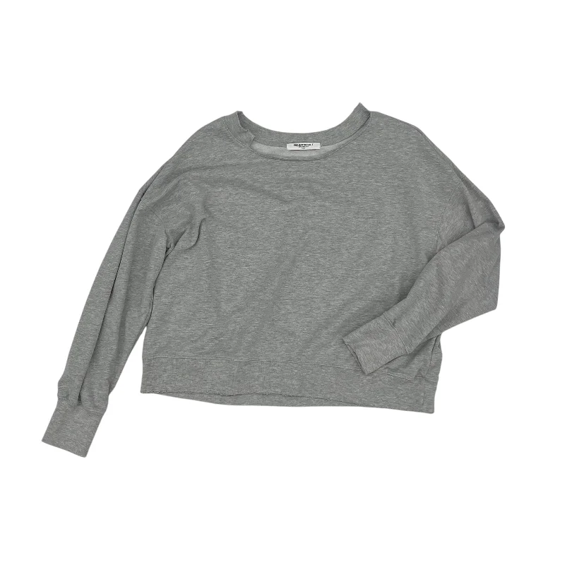 ribbed-canvas sweatshirts texture -Sweatshirt Crewneck By Project Social Tee In Grey, Size:S