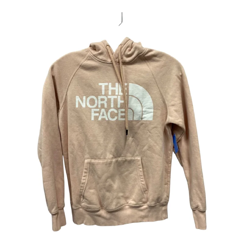 cashmere-canvas sweatshirts luxe -Athletic Sweatshirt Hoodie By The North Face In Pink, Size:S