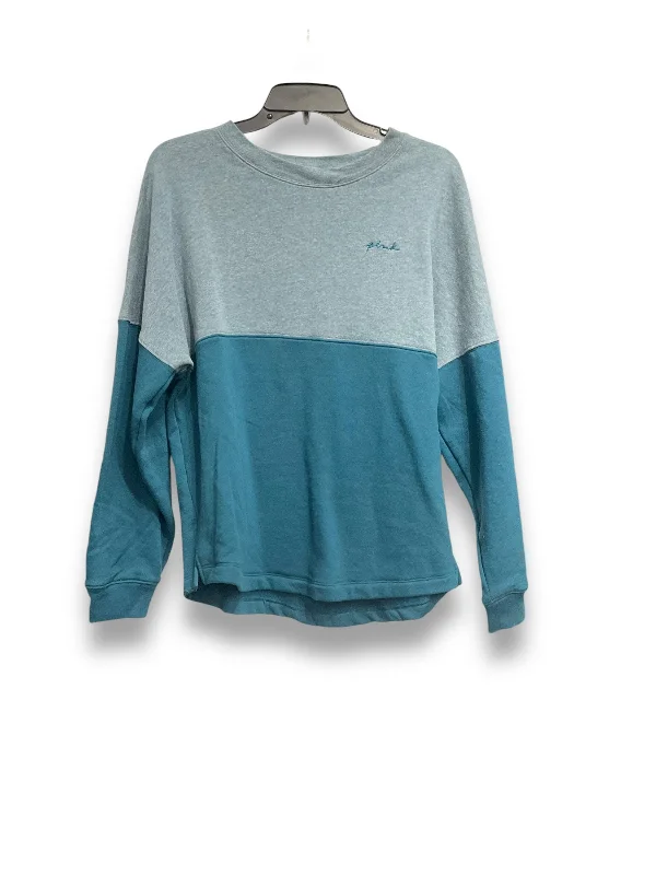 cotton-canvas sweatshirts soft -Sweatshirt Crewneck By Pink In Blue, Size: Sp