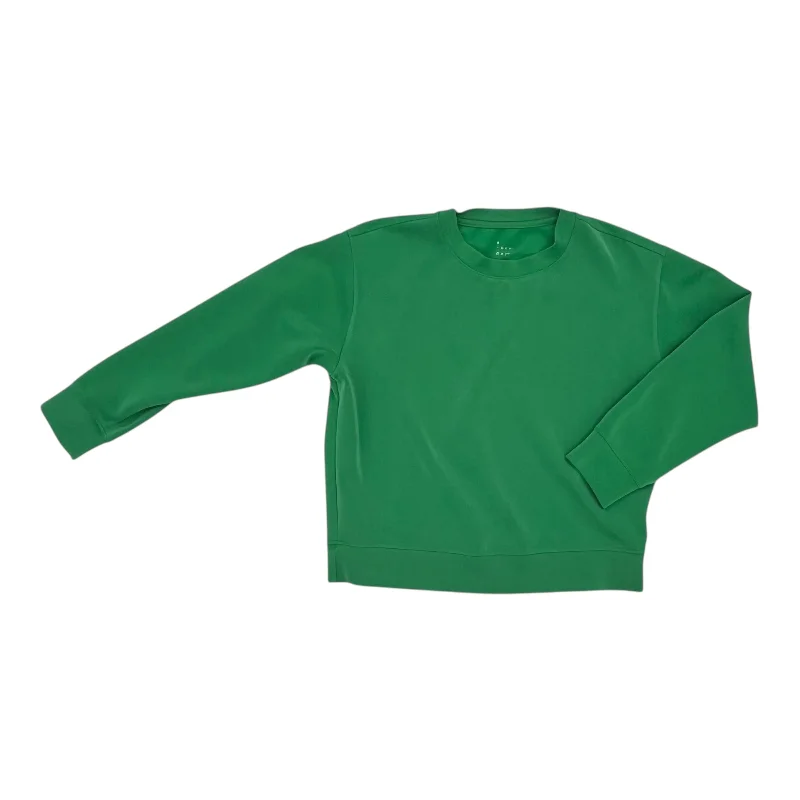 sweatshirts with shell patches -Sweatshirt Crewneck By A New Day In Green, Size:S