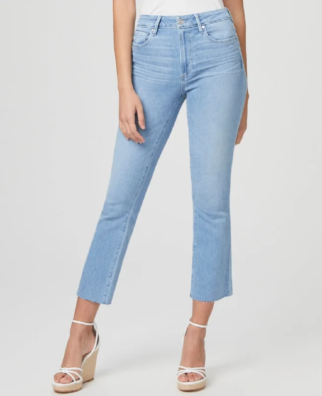 Colette Crop - Sky Touch Distressed