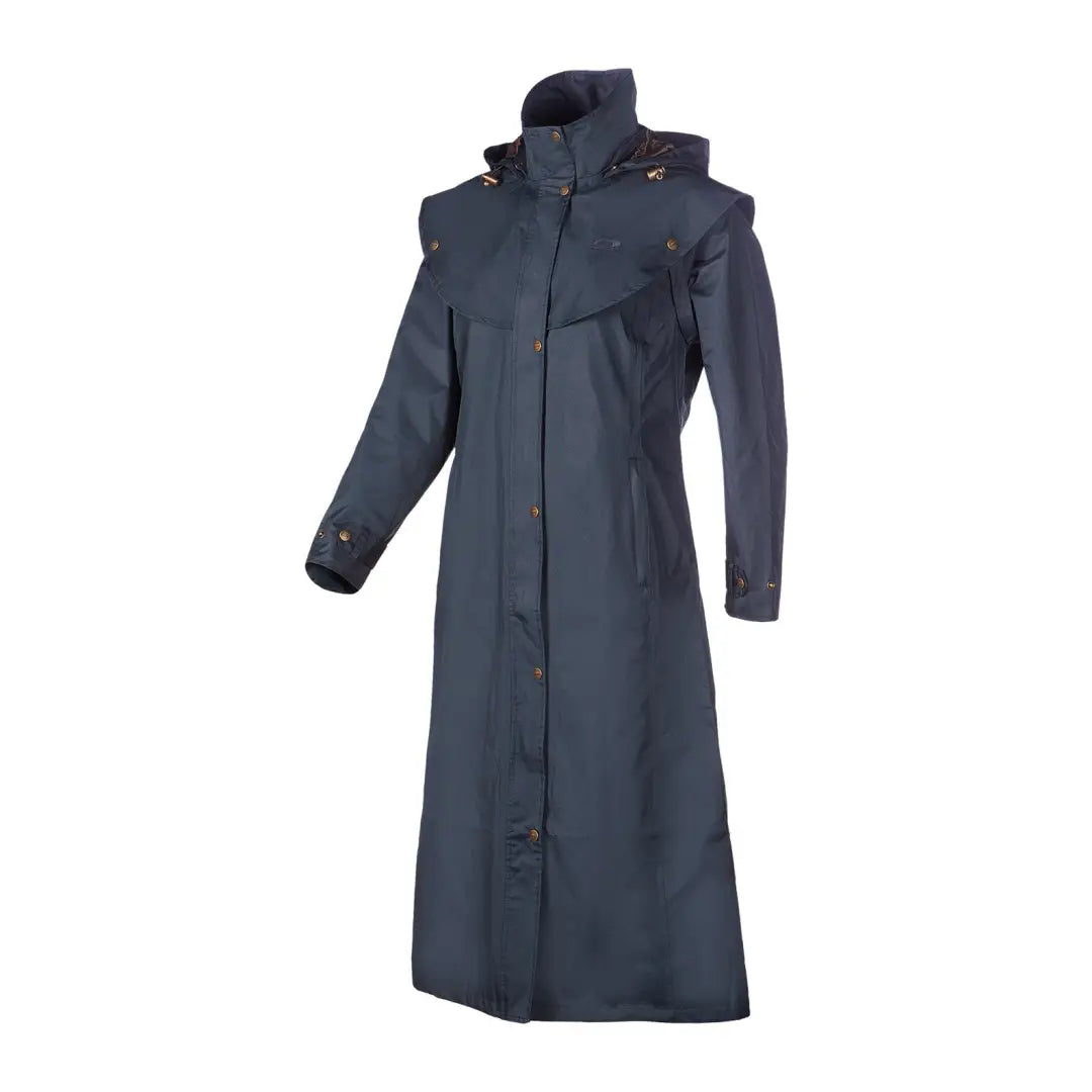 jacket with agate studs -Baleno Oxford Ladies Full Length Coat