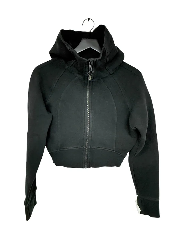 sweatshirts women twilight sage -Athletic Sweatshirt Hoodie By Lululemon In Black, Size: Xs