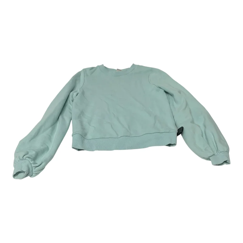 sweatshirts with agate logos -Sweatshirt Crewneck By A New Day In Teal, Size: Xs