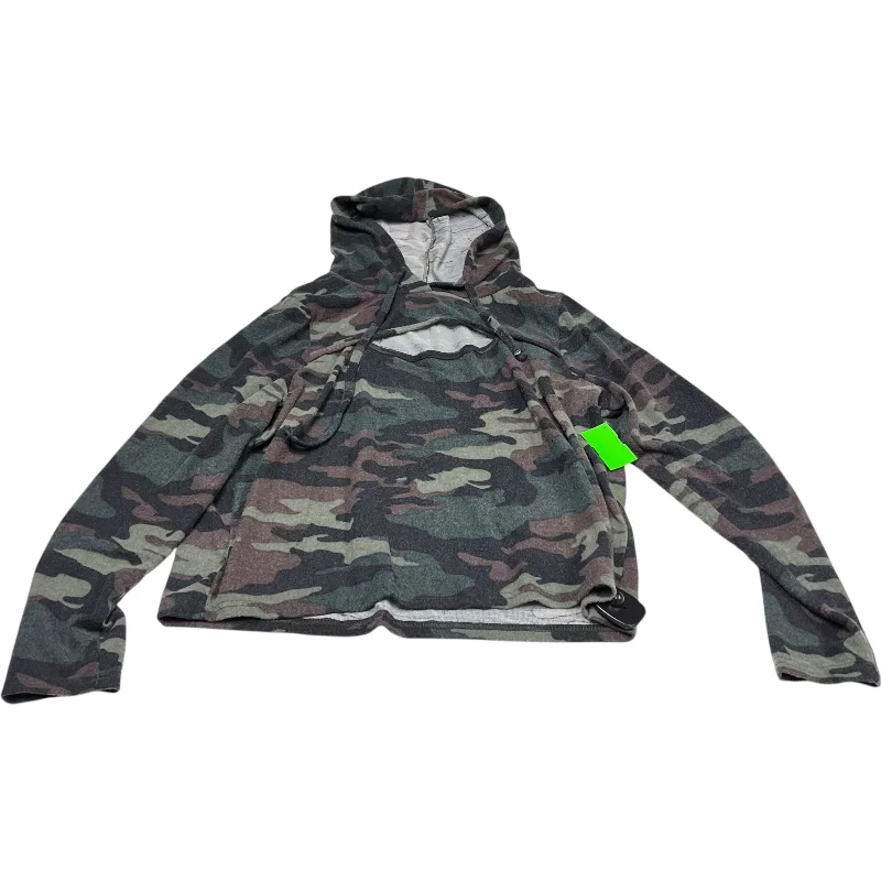 sweatshirts men ridge cord -Sweatshirt Hoodie By Love Streak In Camouflage Print, Size: Xl