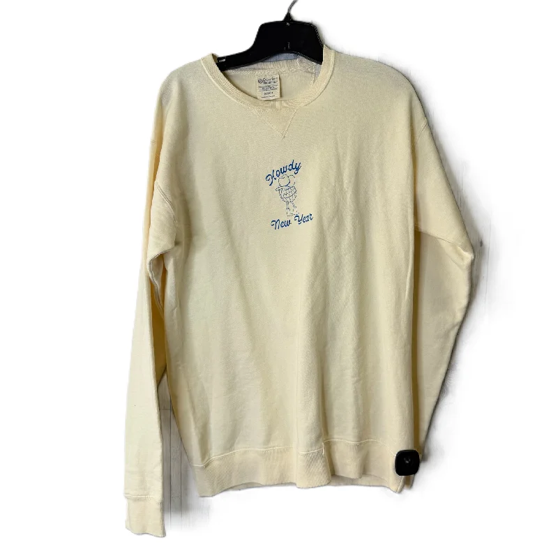 sweatshirts kids lunar meadow -Sweatshirt Crewneck By Clothes Mentor In Cream, Size: S