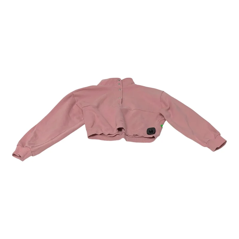 clove sweatshirts rich glow -Sweatshirt Collar By Divided In Pink, Size: Xs