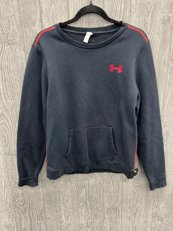 sweatshirts women misty smoke -Athletic Sweatshirt Crewneck By Under Armour In Black, Size: M