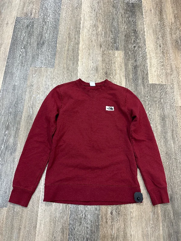 sweatshirts with bead logos -Sweatshirt Crewneck By The North Face In Red, Size: M