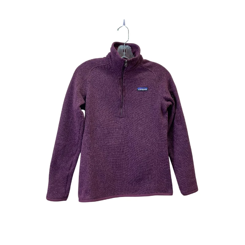 sweatshirts women dusk amber -Sweatshirt Collar By Patagonia In Maroon, Size:Xs