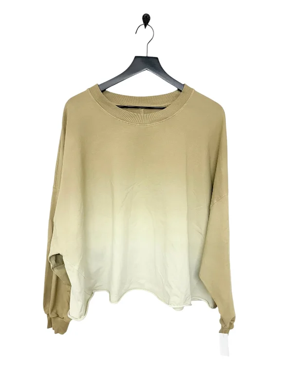 clove sweatshirts rich glow -Sweatshirt Crewneck By Lululemon In Tan, Size: L