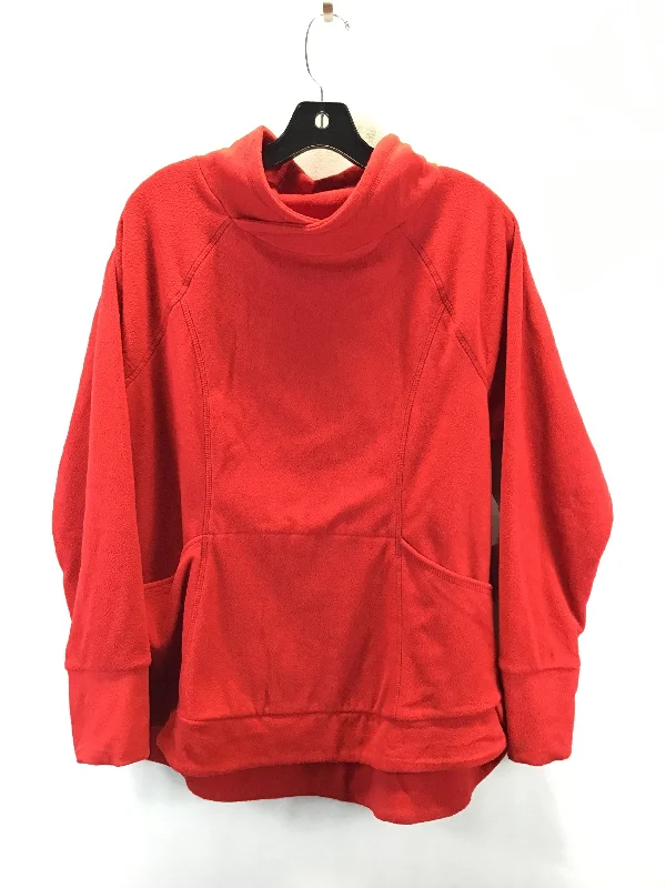 linen-tweed sweatshirts airy -Sweatshirt Crewneck By St Johns Bay In Red, Size: Xl