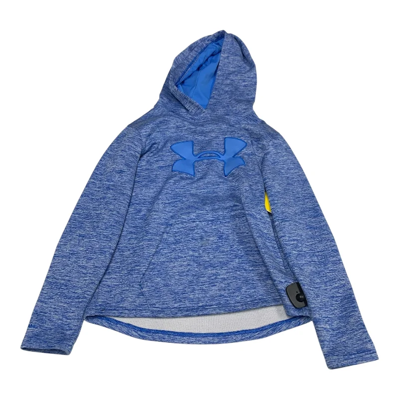 short sweatshirts camp layer -Athletic Sweatshirt Hoodie By Under Armour In Blue, Size: Xs