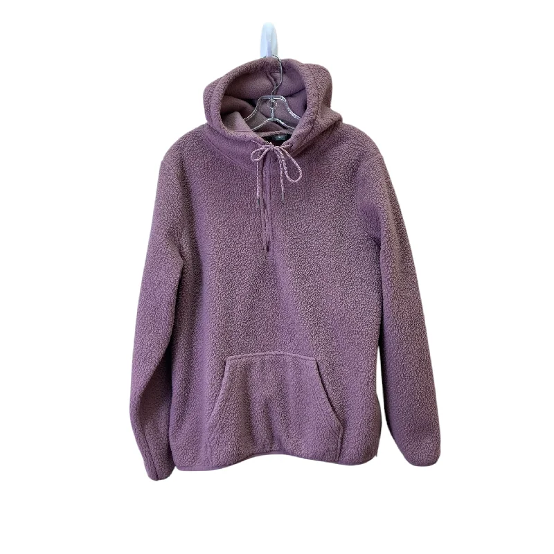 long sweatshirts desert layer -Athletic Sweatshirt Hoodie By Eddie Bauer In Mauve, Size:L