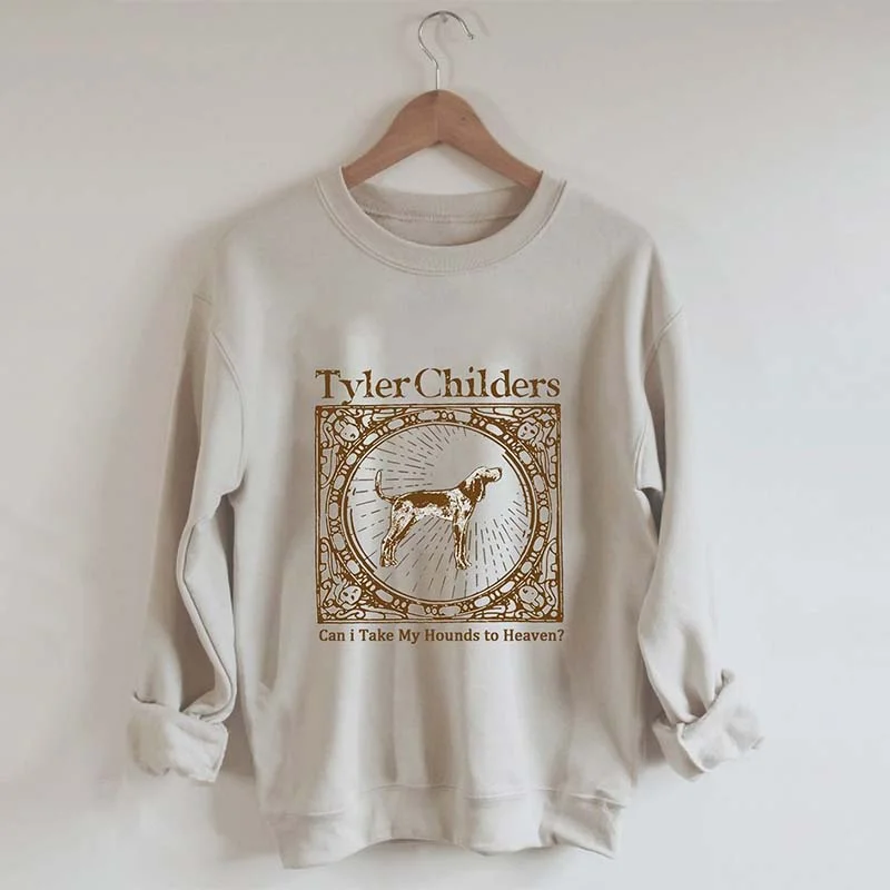 sweatshirts women twilight smoke -Tyler Childers Hounds Tour Sweatshirt