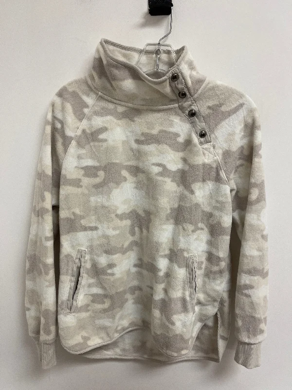 sweatshirts kids lunar dusk -Athletic Sweatshirt Collar By Green Tea In Camouflage Print, Size: M