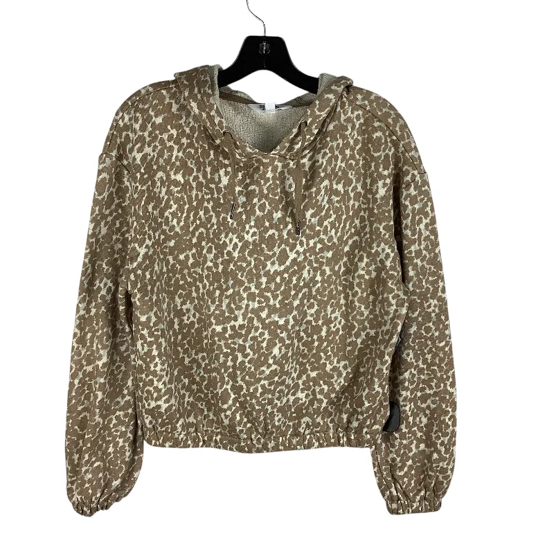 cropped sweatshirts urban roam -Sweatshirt Hoodie By Bb Dakota In Animal Print, Size: M