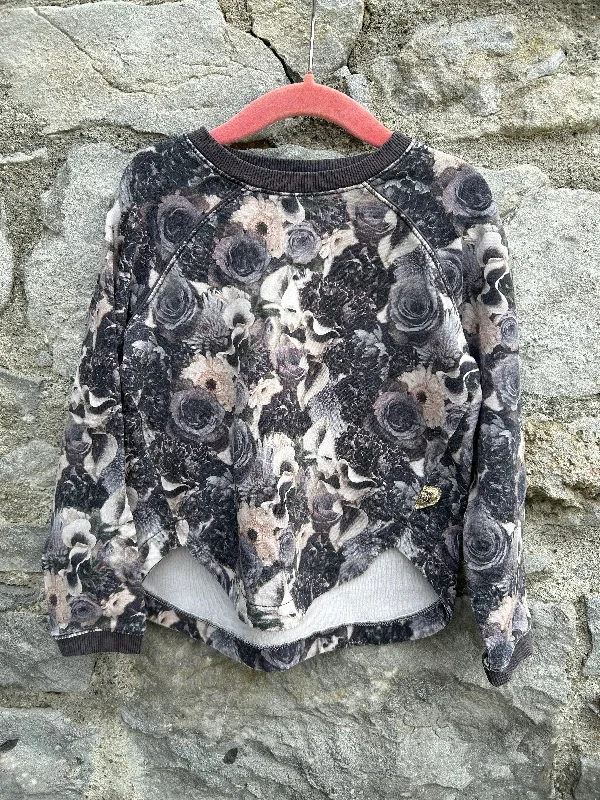 sweatshirts with bronze patches -Grey floral sweatshirt  4-5y (104-110cm)