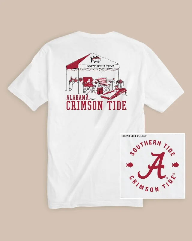 wide slant t-shirts -Alabama Crimson Tide Tailgate Time T-Shirt