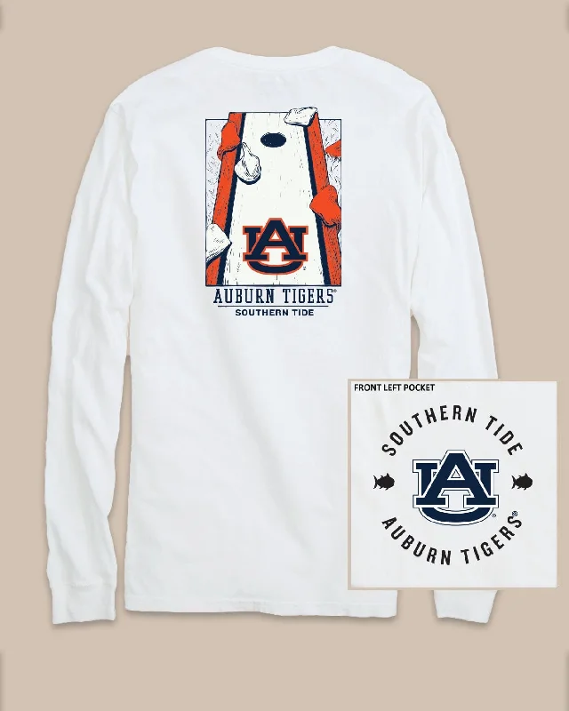 crisp rest t-shirts -Auburn Tigers Gameday Cornhole Board T-Shirt