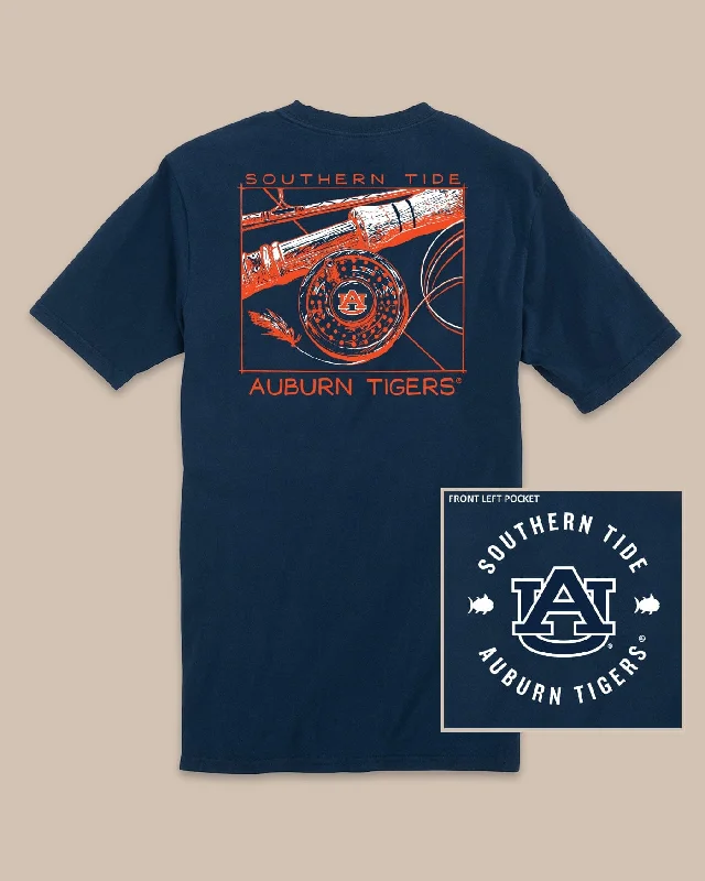 zinc shine t-shirts -Auburn Tigers Gameday Fly Reel T-Shirt