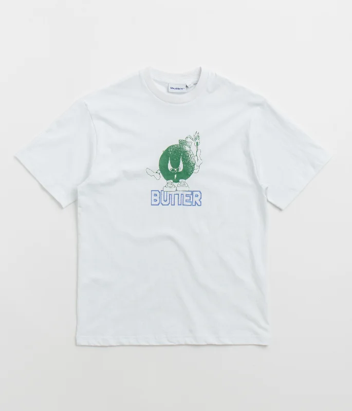 orchid gym t-shirts -Butter Goods Bomb T-Shirt - White