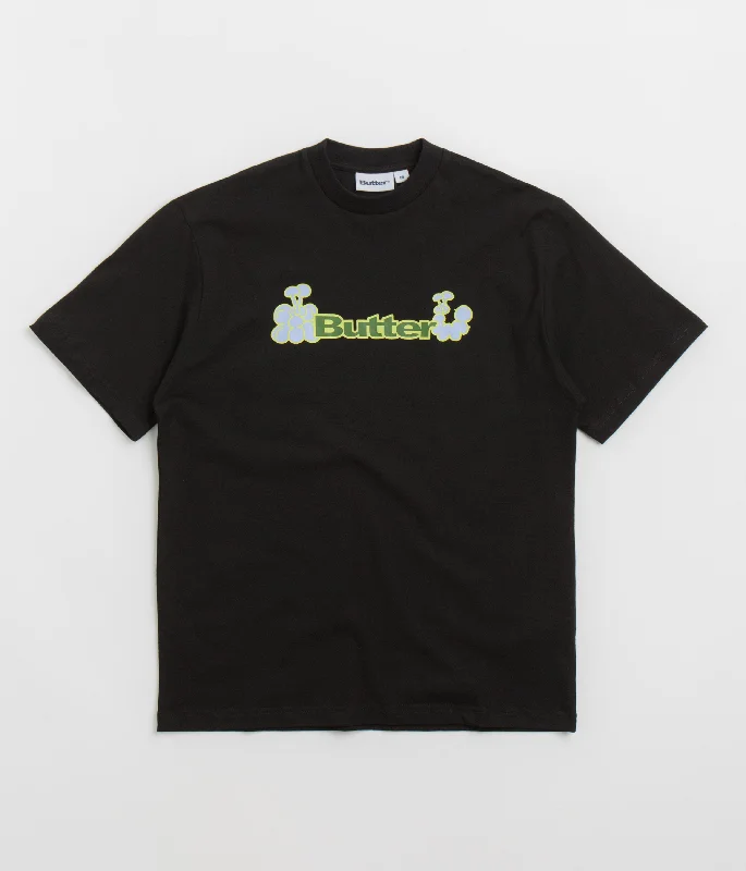 midi rest t-shirts -Butter Goods Bugs Logo T-Shirt - Black