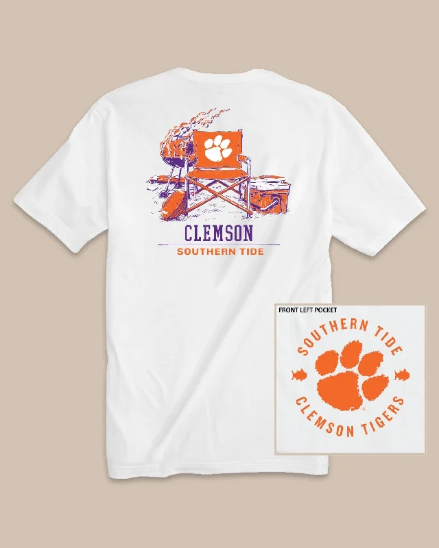 newborn rest t-shirts -Clemson Tigers Gameday BBQ Tailgate T-Shirt