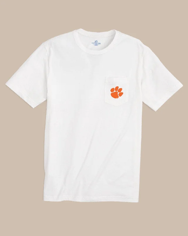 long tight t-shirts -Clemson Tigers Gameday Embroidered Short Sleeve T-Shirt