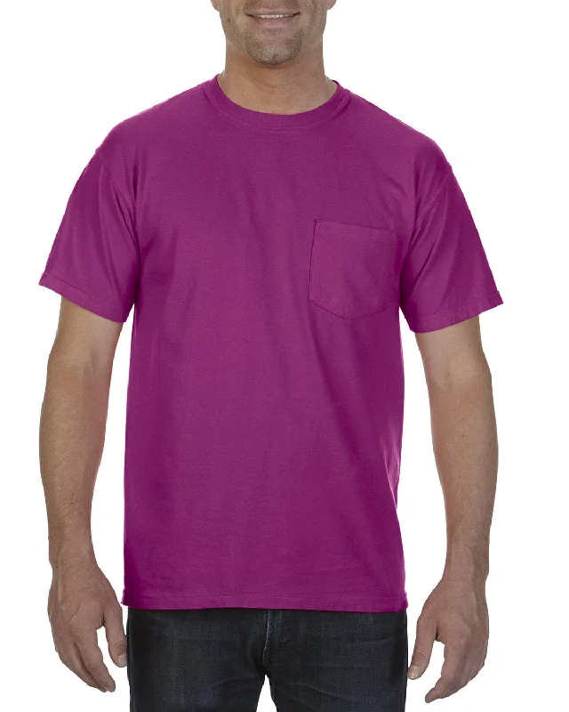 breath striking t-shirts -Comfort Colors Garment-Dyed Pocket T-Shirt | Boysenberry