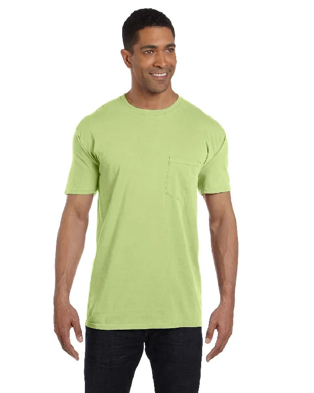 umber burst t-shirts -Comfort Colors Garment-Dyed Pocket T-Shirt | Celadon