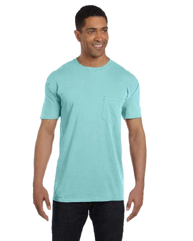 active striking t-shirts -Comfort Colors Garment-Dyed Pocket T-Shirt | Chalky Mint