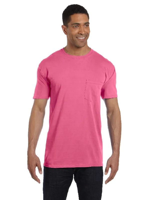 graphite sleek t-shirts -Comfort Colors Garment-Dyed Pocket T-Shirt | Crunchberry