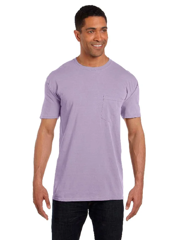 copper calm t-shirts -Comfort Colors Garment-Dyed Pocket T-Shirt | Orchid