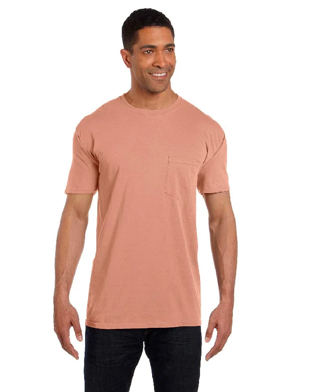 teen shine t-shirts -Comfort Colors Garment-Dyed Pocket T-Shirt | Terracota