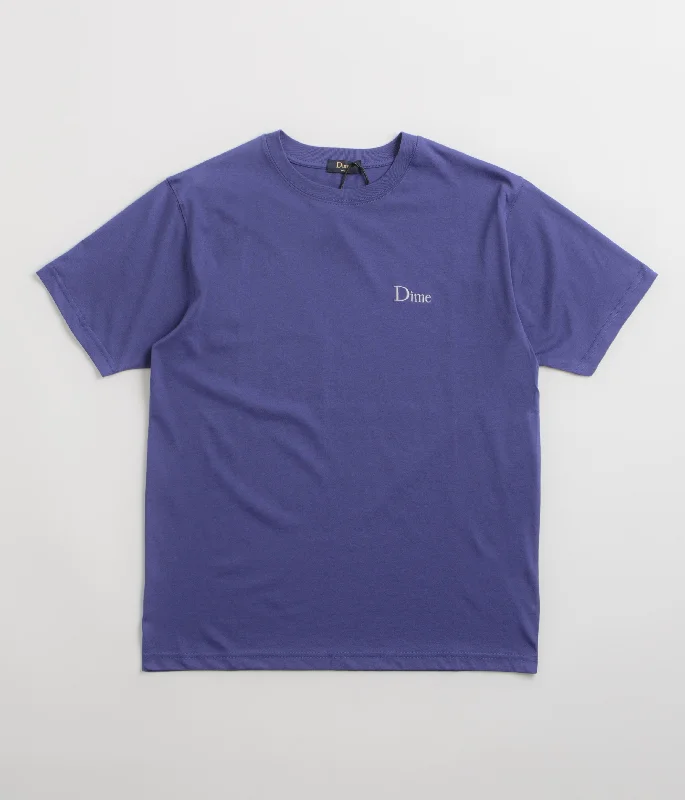 cerise hardy t-shirts -Dime Classic Small Logo T-Shirt - Indigo