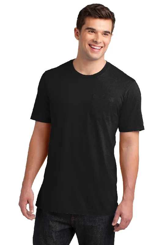 light vivid t-shirts -District Very Important Tee with Pocket. DT6000P