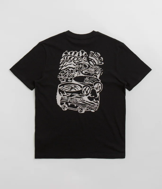 ruby cozy t-shirts -Flatspot x Yallah T-Shirt - Black