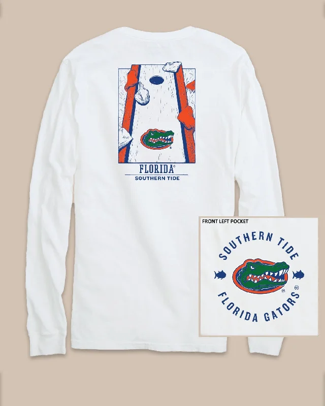 maternity flare t-shirts -Florida Gators Gameday Cornhole Board T-Shirt