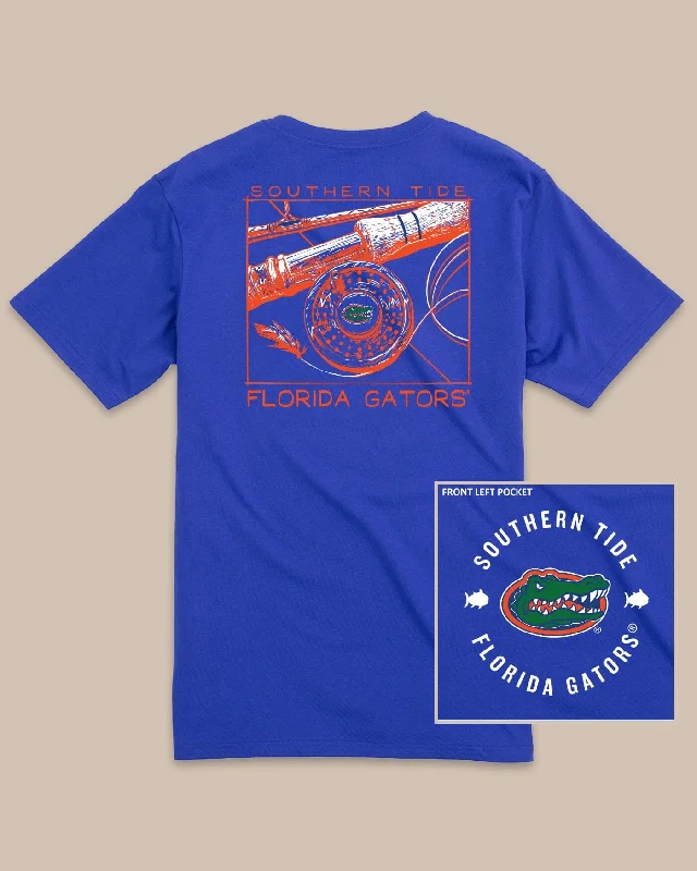 tight bold t-shirts -Florida Gators Gameday Fly Reel T-Shirt