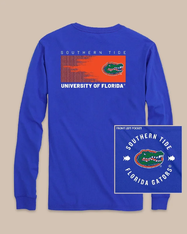 long shine t-shirts -Florida Gators Gameday Hexagon Gradient T-Shirt