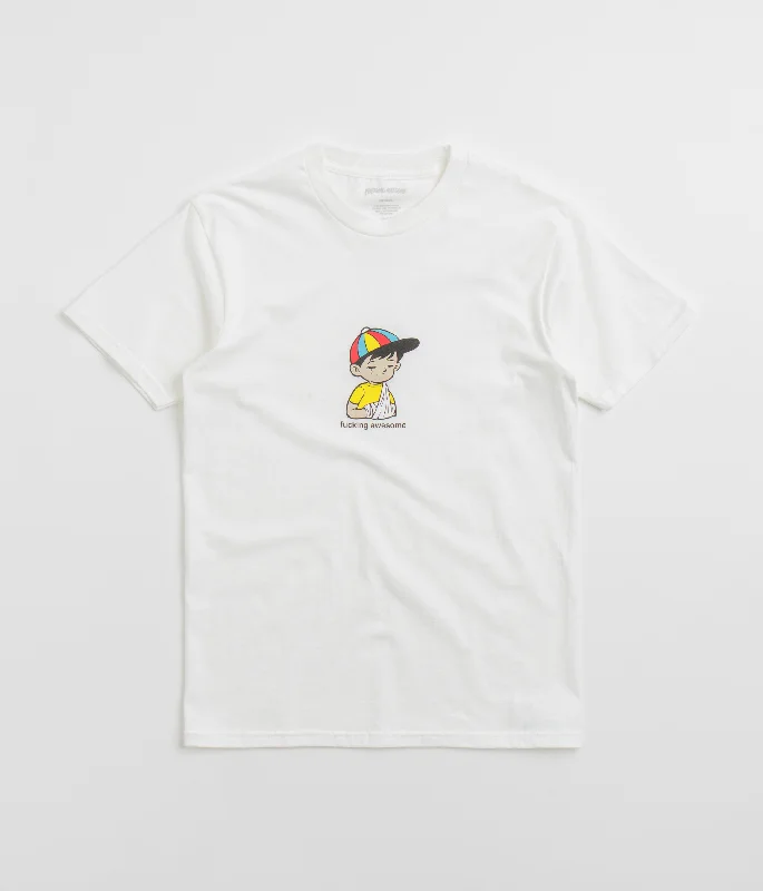 soft angle t-shirts -Fucking Awesome Wanto Kid T-Shirt - White